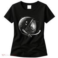 Astronaut Moon Helmet Women's T-Shirt thumb 0