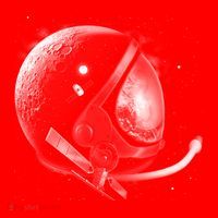 Astronaut Moon Helmet Santa Hat thumb 1