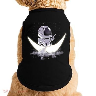 Astronaut Moon Sailing Doggie Tank