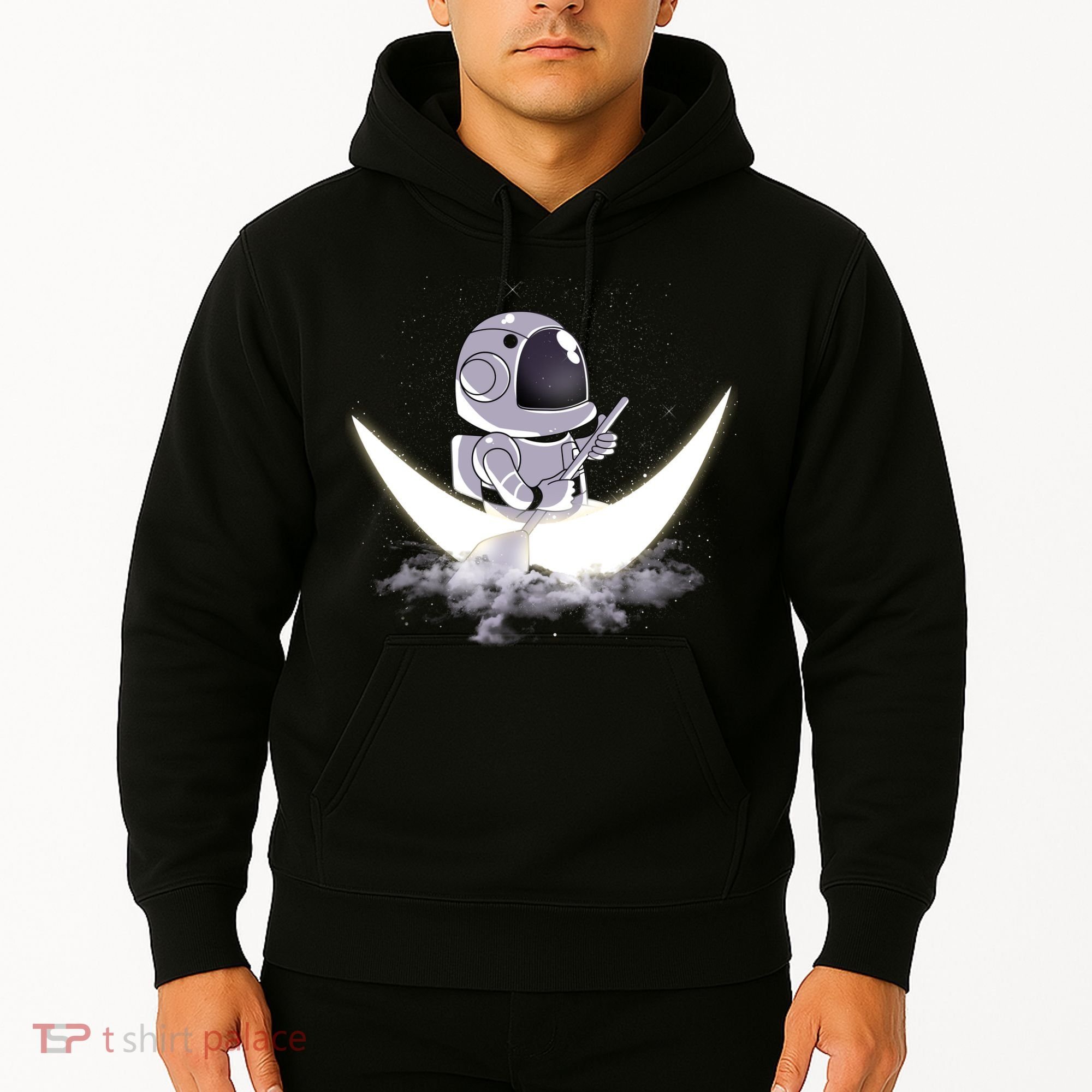 Astronaut Moon Sailing Hoodie