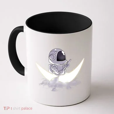 Astronaut Moon Sailing Coffee Mug