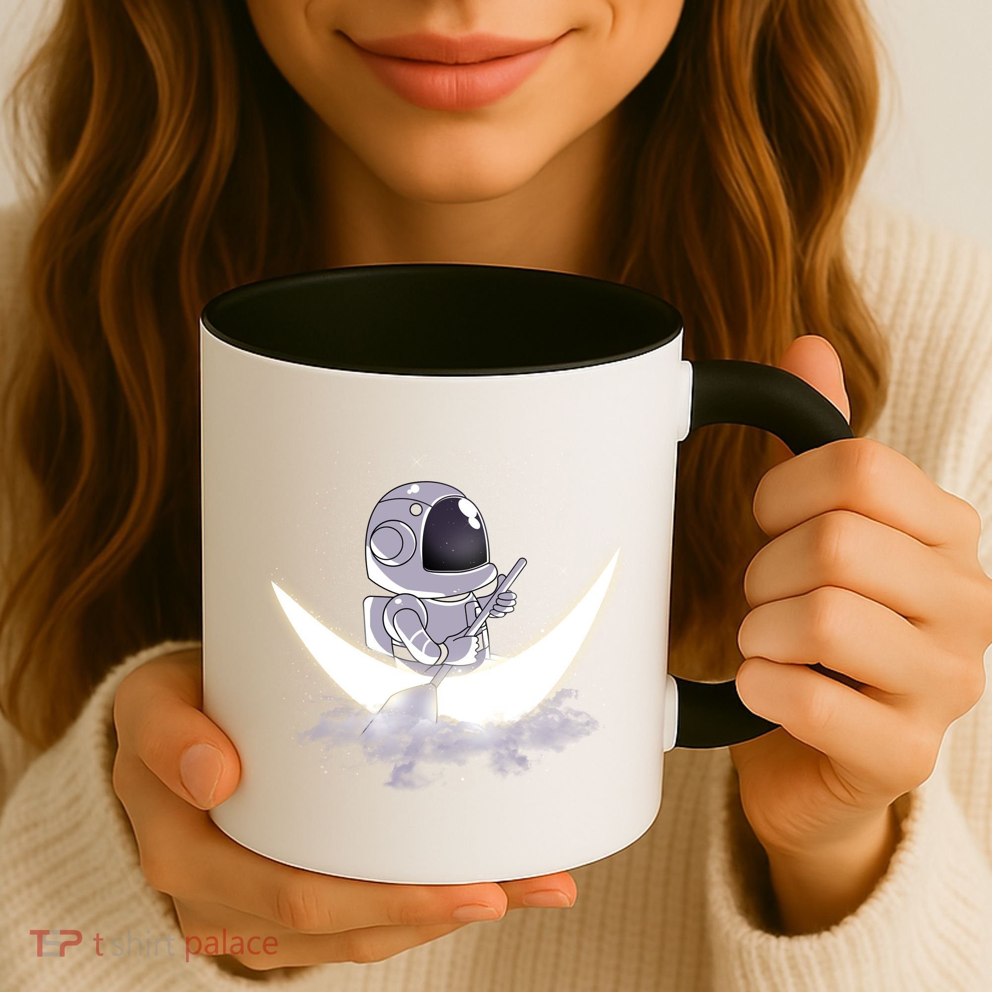 Astronaut Moon Sailing Coffee Mug