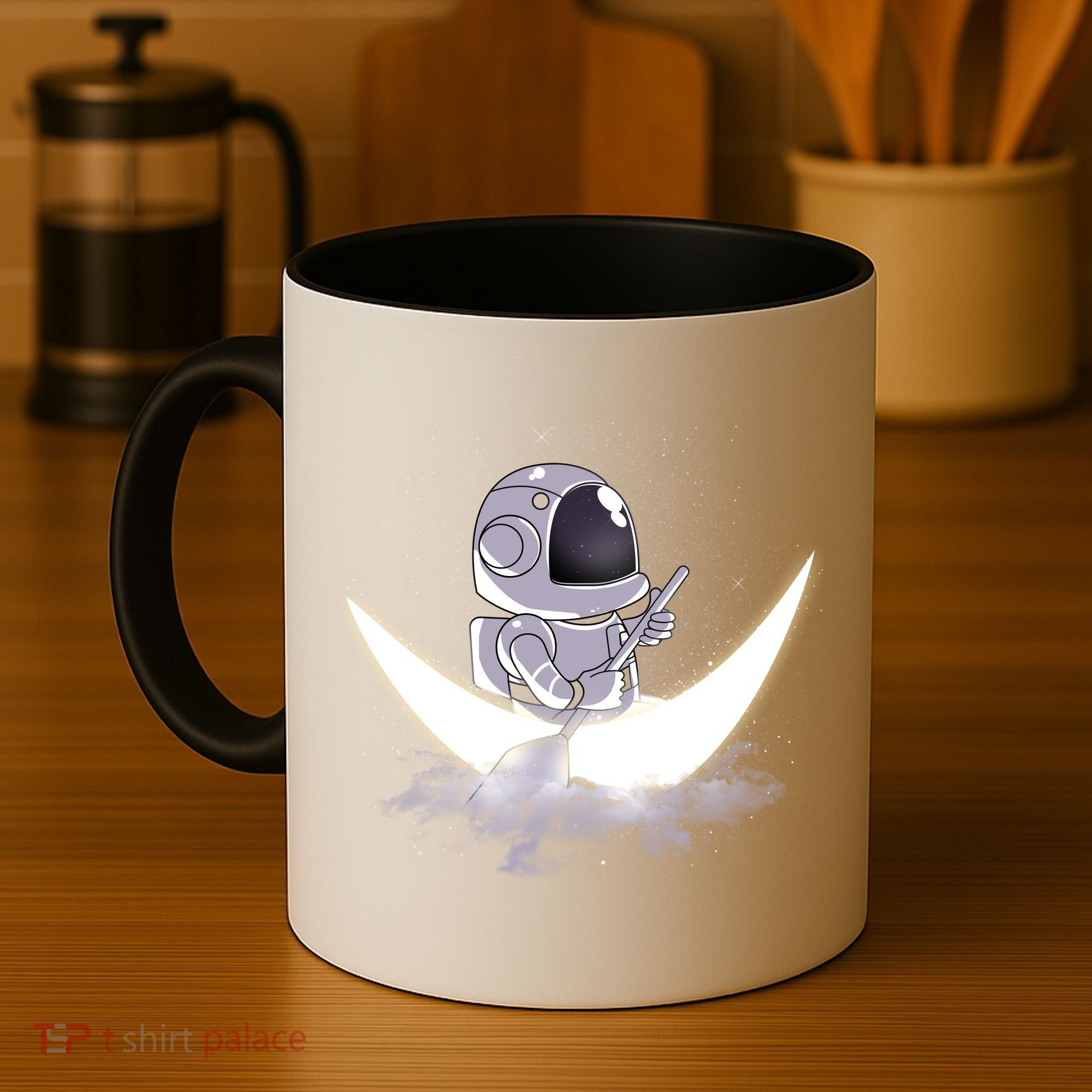 Astronaut Moon Sailing Coffee Mug