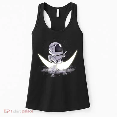 Astronaut Moon Sailing Women's Tank Top