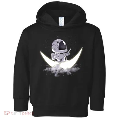 Astronaut Moon Sailing Toddler Hoodie