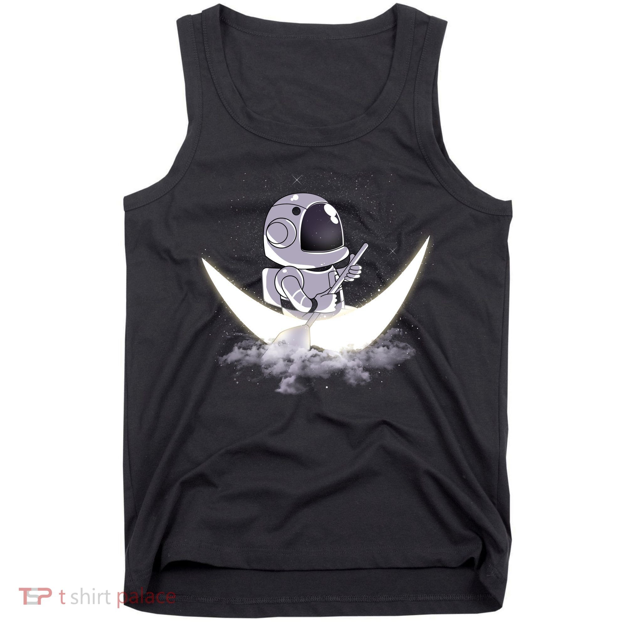 Astronaut Moon Sailing Tank Top