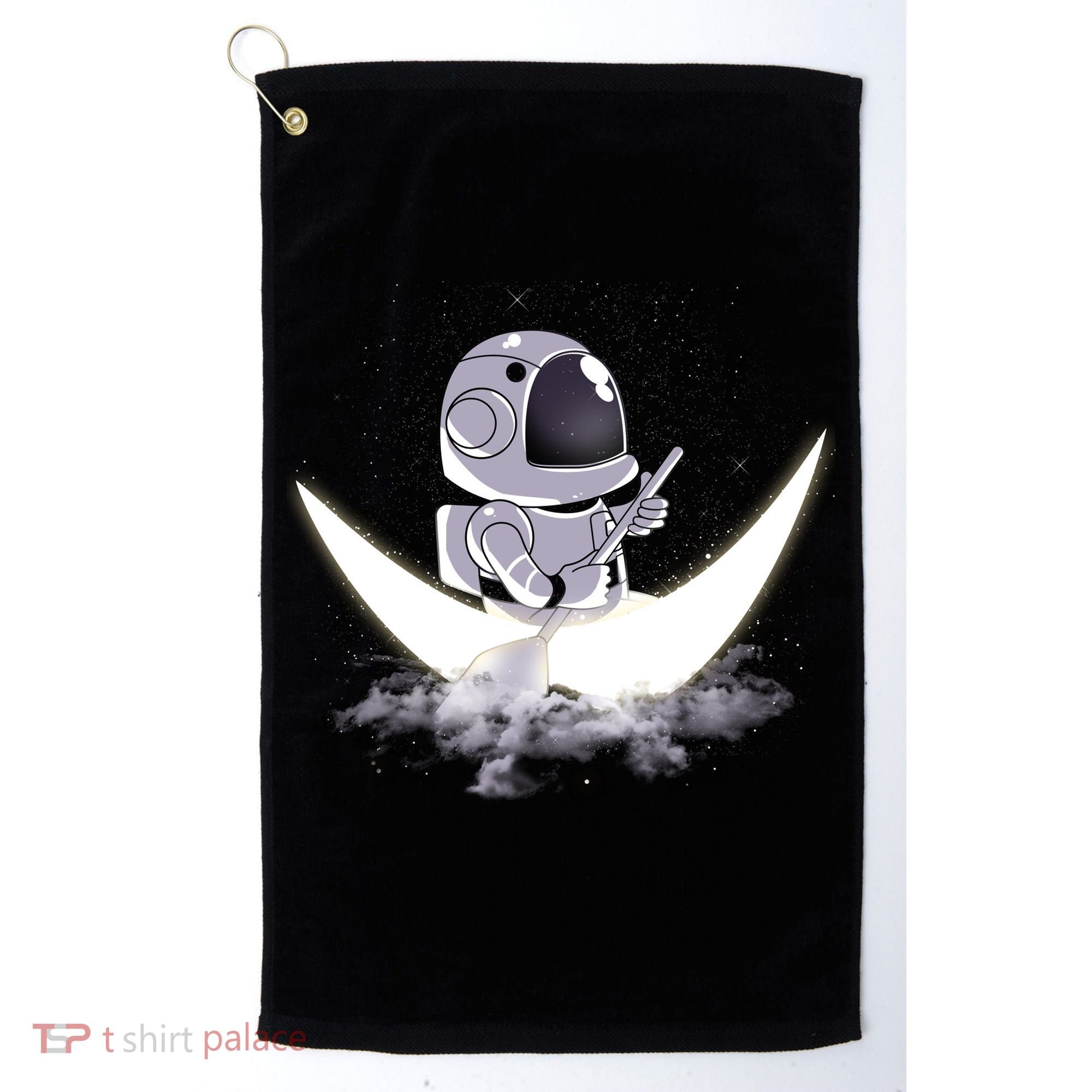 Astronaut Moon Sailing Golf Towel