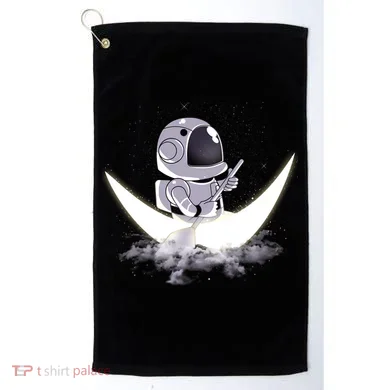 Astronaut Moon Sailing Golf Towel