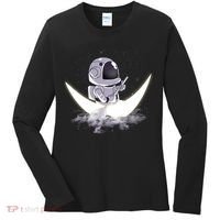 Astronaut Moon Sailing Women's Long Sleeve Shirt thumb 0