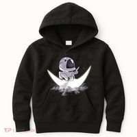 Astronaut Moon Sailing Kids Hoodie thumb 0