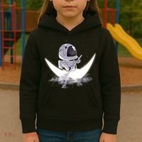 Astronaut Moon Sailing Kids Hoodie thumb 3
