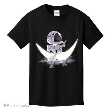 Astronaut Moon Sailing Kids T-Shirt