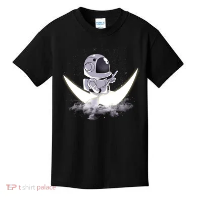 Astronaut Moon Sailing Kids T-Shirt