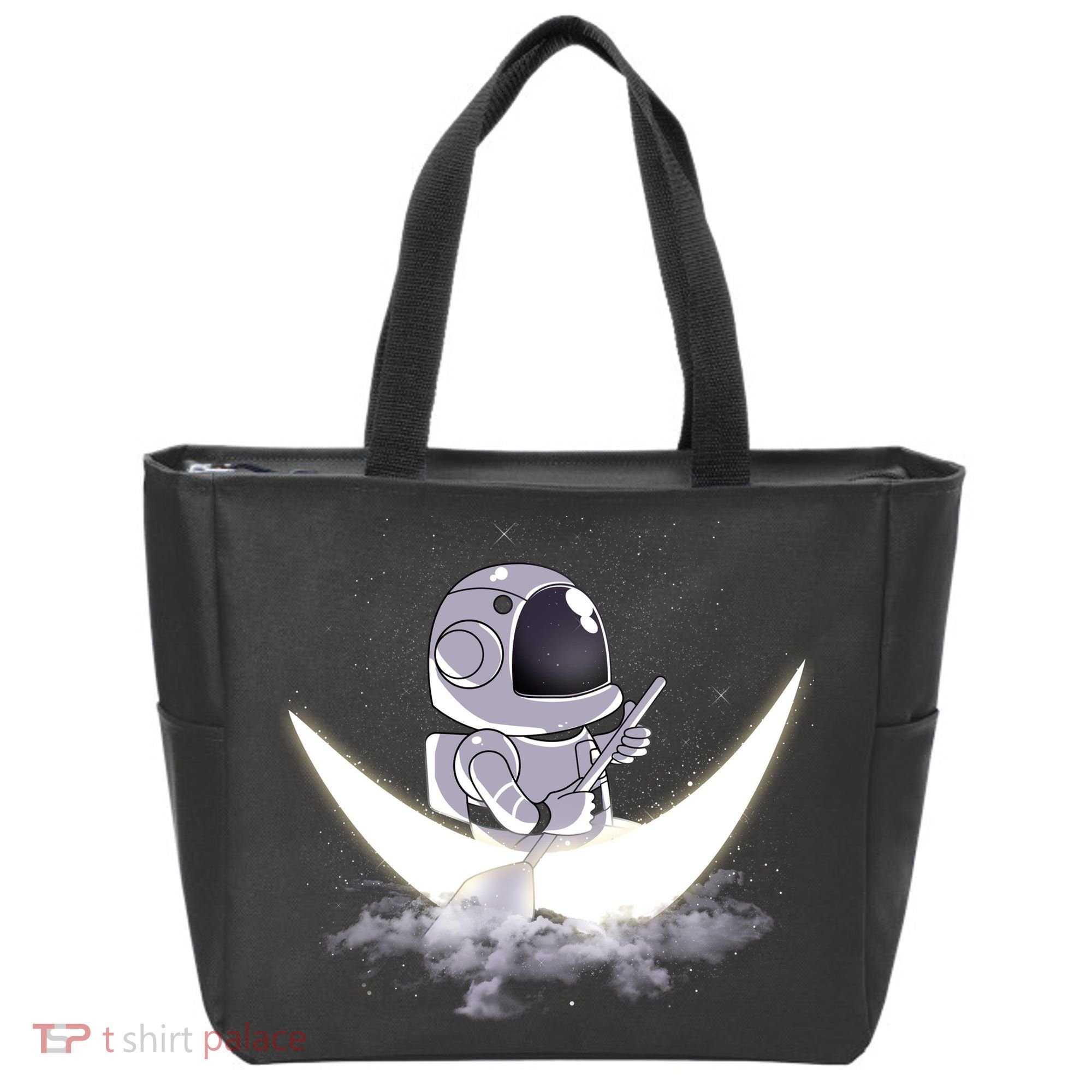 Astronaut Moon Sailing Tote Bag