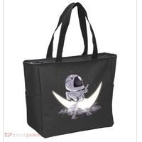 Astronaut Moon Sailing Tote Bag thumb 2
