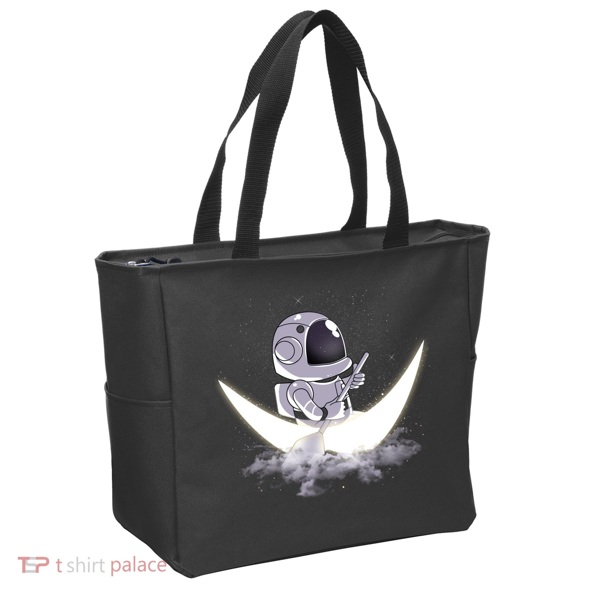 Astronaut Moon Sailing Tote Bag