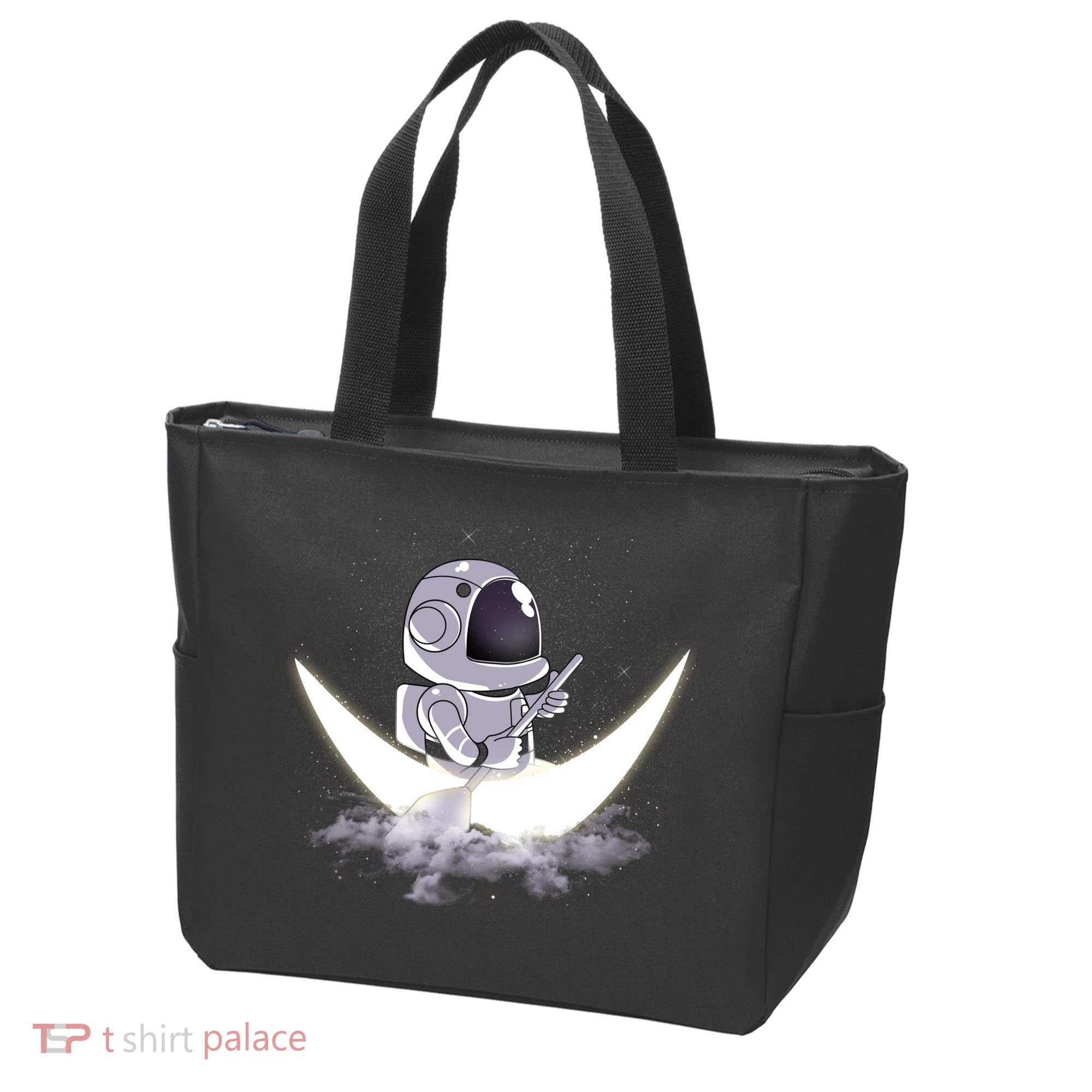 Astronaut Moon Sailing Tote Bag
