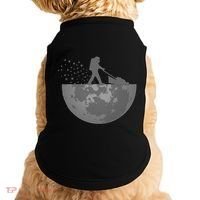Astronaut Mowing The Lawn On The Moon Doggie Tank thumb 0