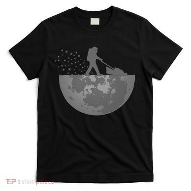 Astronaut Mowing The Lawn On The Moon T-Shirt