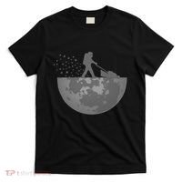 Astronaut Mowing The Lawn On The Moon T-Shirt thumb 0