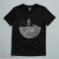 Astronaut Mowing The Lawn On The Moon T-Shirt thumb 5