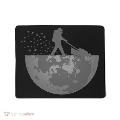 Astronaut Mowing The Lawn On The Moon Mousepad