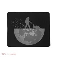 Astronaut Mowing The Lawn On The Moon Mousepad thumb 0
