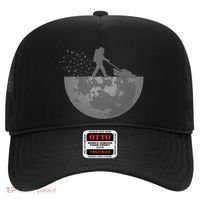 Astronaut Mowing The Lawn On The Moon Hat thumb 0