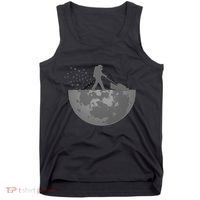 Astronaut Mowing The Lawn On The Moon Tank Top thumb 0