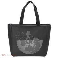 Astronaut Mowing The Lawn On The Moon Tote Bag thumb 0