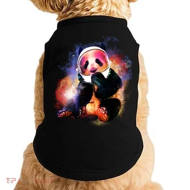 Astronaut Panda Galaxy Splatter Doggie Tank