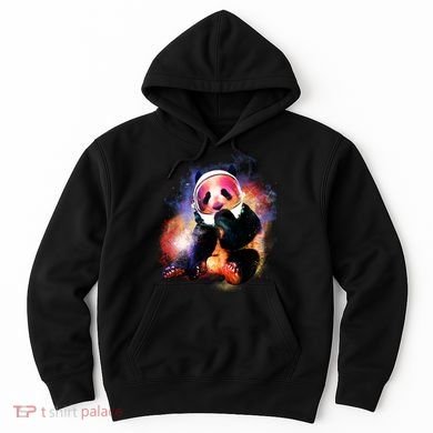 Astronaut Panda Galaxy Splatter Hoodie
