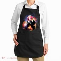 Astronaut Panda Galaxy Splatter Apron thumb 2