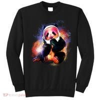 Astronaut Panda Galaxy Splatter Sweatshirt thumb 0