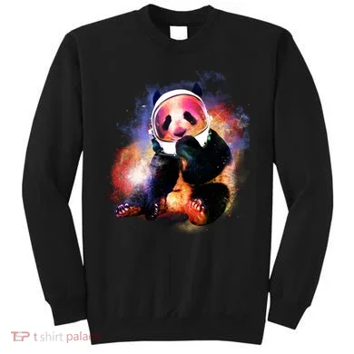 Astronaut Panda Galaxy Splatter Sweatshirt