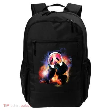 Astronaut Panda Galaxy Splatter Backpack