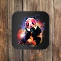 Astronaut Panda Galaxy Splatter Coaster thumb 0