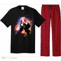 Astronaut Panda Galaxy Splatter Pajama Set thumb 0