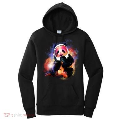 Astronaut Panda Galaxy Splatter Women's Hoodie