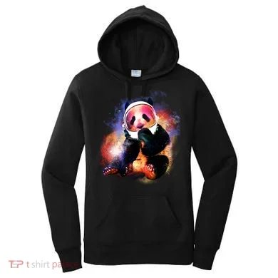 Astronaut Panda Galaxy Splatter Women's Hoodie