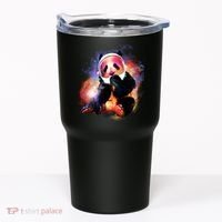 Astronaut Panda Galaxy Splatter Tumbler thumb 0