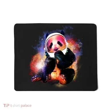 Astronaut Panda Galaxy Splatter Mousepad