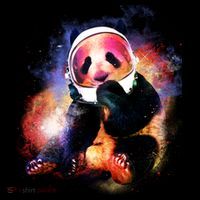 Astronaut Panda Galaxy Splatter Tank Top thumb 6
