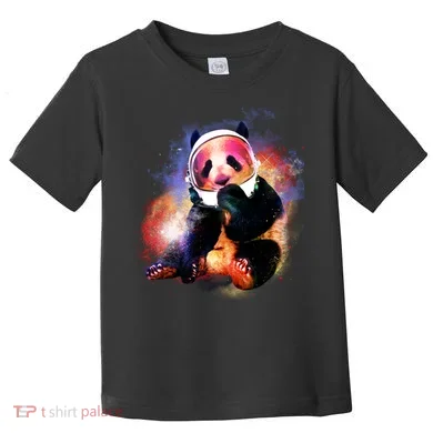 Astronaut Panda Galaxy Splatter Toddler T-Shirt