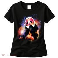 Astronaut Panda Galaxy Splatter Women's T-Shirt thumb 0