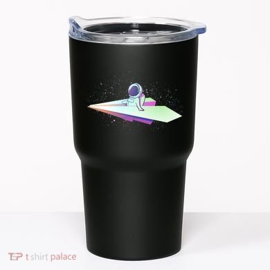 Astronaut Paper Plane Tumbler