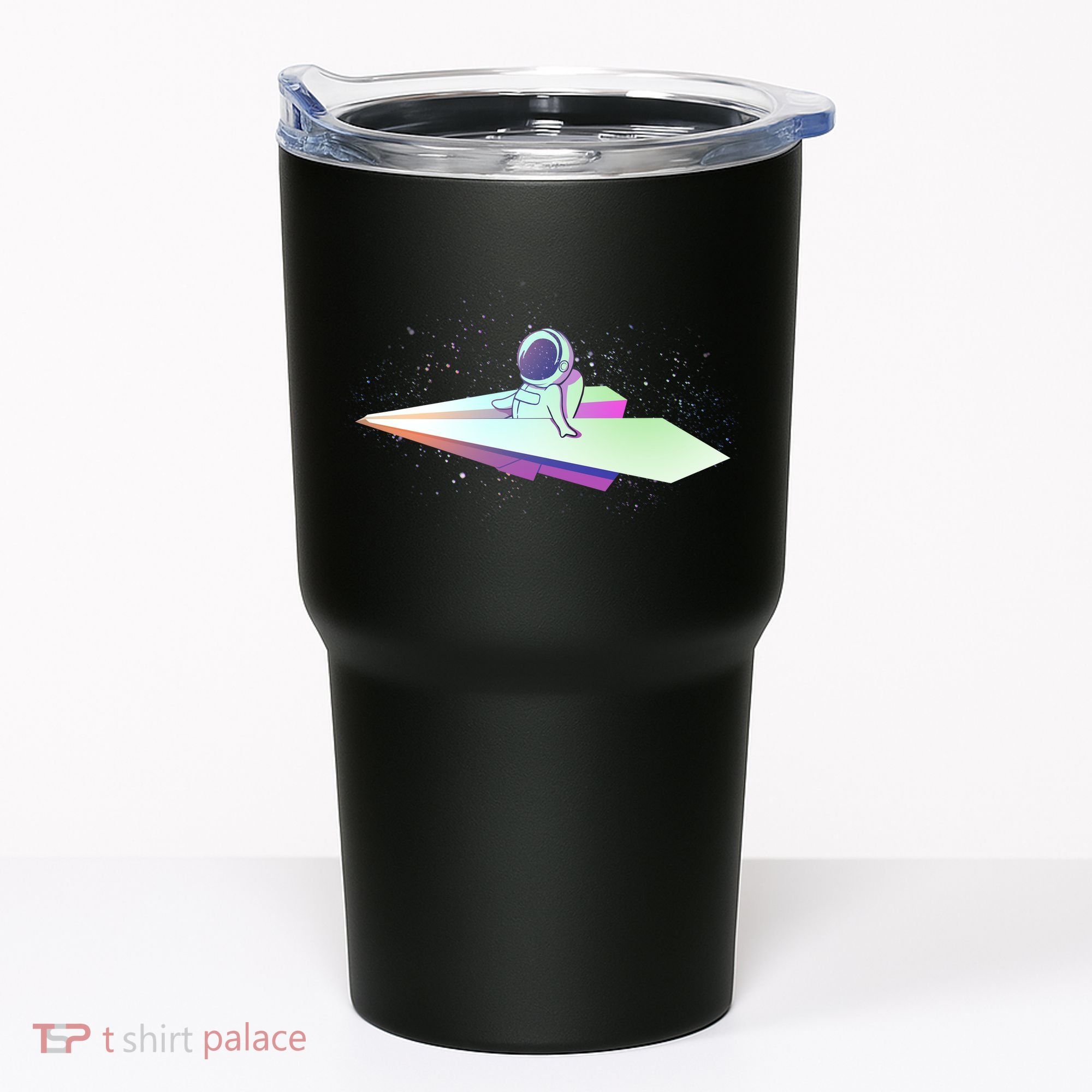 Astronaut Paper Plane Tumbler