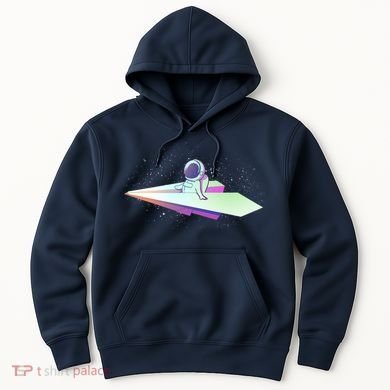Astronaut Paper Plane Hoodie
