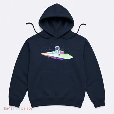 Astronaut Paper Plane Hoodie