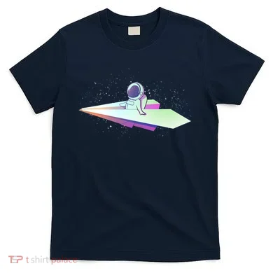 Astronaut Paper Plane T-Shirt